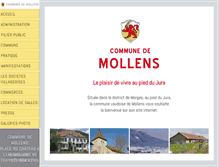 Tablet Screenshot of mollensvd.ch